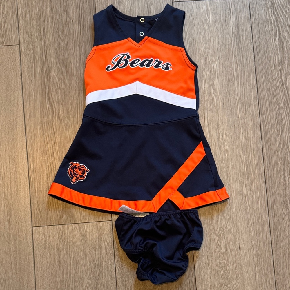 Toddler Bears Cheerleader Outfit